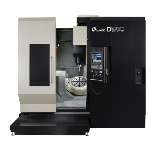 CNC milling on 5-axis machine centre MAKINO D500